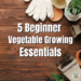 5 beginner vegetable growing essentials